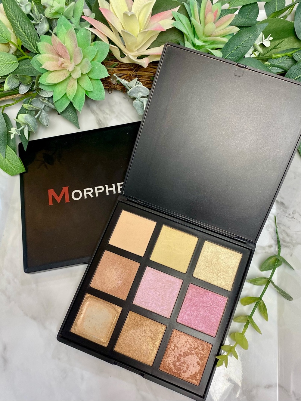 Morphe Glow Palette — Pink, Gold & Champagne Highlighters
